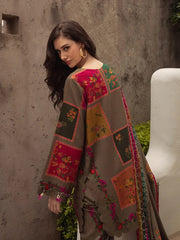 ARZO Digital Printed 3-Piece Suit – Crepe Silk (Winter Edition)