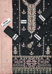 Dhanak EMB 3-Piece Suit with Bamber Embroidered Dupatta