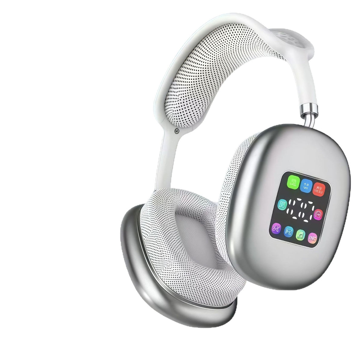 P9 Max Wireless Bluetooth Headset – Over-Ear | Digital Color Display | Ultra-Long Battery | 2025 New Model